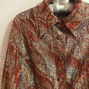 Vintage 90s  does 70s blouse